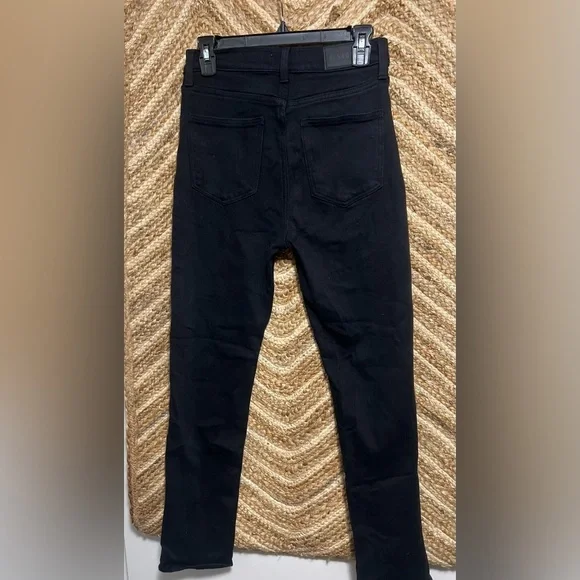 Pistola Women's Teagan High Waist Slit
Cuff Slim Leg Black Jeans,Size 28 - Picture 4 of 10